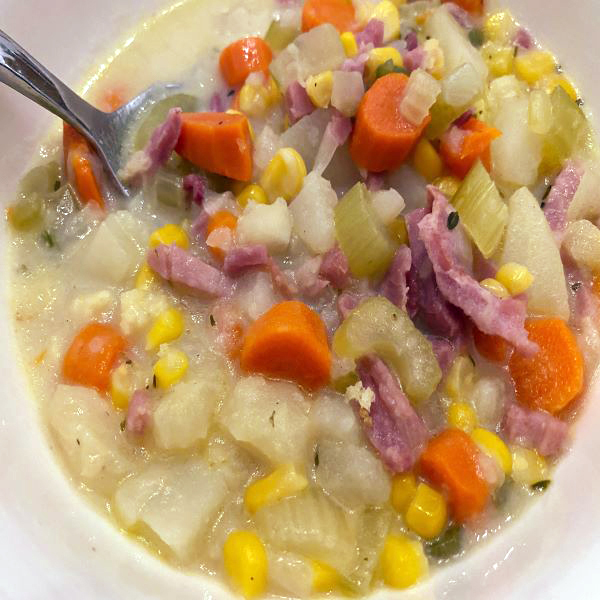 Ham, Potato and Corn Chowder Recipe Amigos